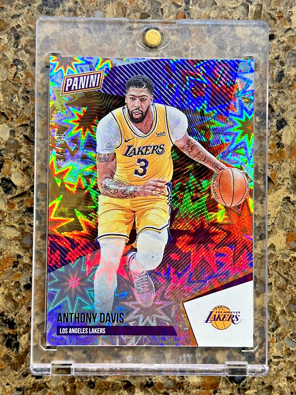 Anthony Davis 2021 Panini The National 34/50 KABOOM Explosion Rare Gem Mint SSP