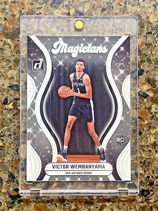 Victor Wembanyama RC 2023-24 Panini Donruss MAGICIANS Rare Gem Mint Rookie Card