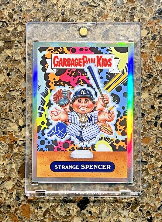 Spencer Jones RC 2023-24 Bowman Chrome Garbage Pail Kids Yankees - CASE HIT! SSP