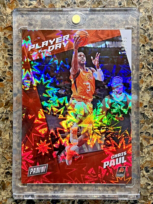 2021-22 Panini Player of the Day - Chris Paul KABOOM #19/99 SSP - Rare Gem Mint