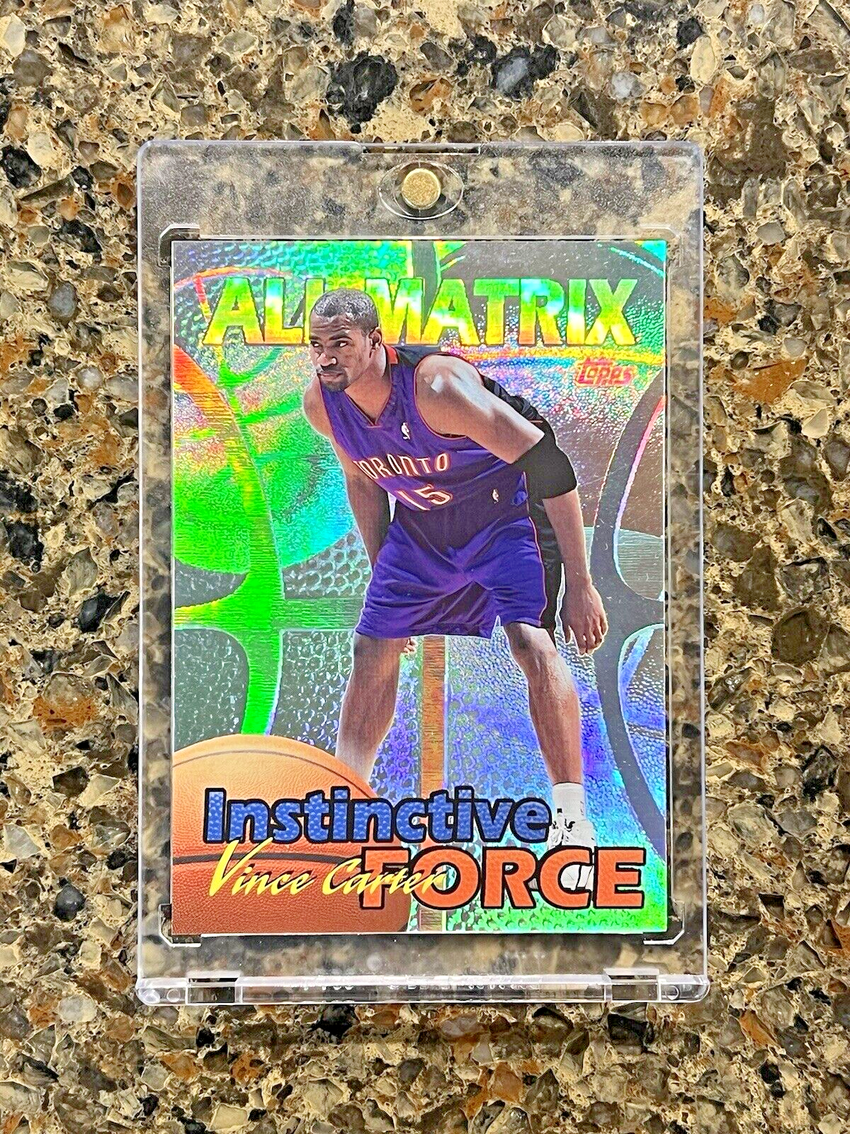 1999-00 Topps All-Matrix Vince Carter Instinctive Force Refractor - RARE VINTAGE