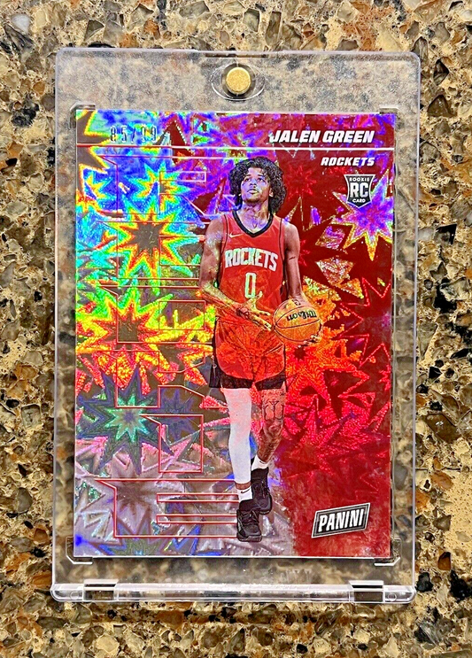 JALEN GREEN RC 2021 Panini POTD KABOOM 85/99 - Super Rare Redemption Mint Rookie