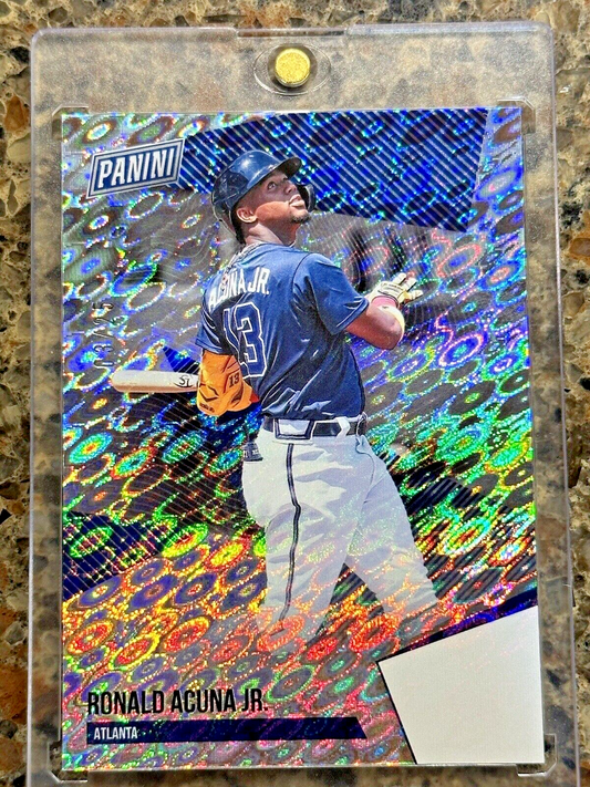 Ronald Acuna Jr 2021 Panini The National Diskettes 03/25 Super Rare Gem Mint SSP