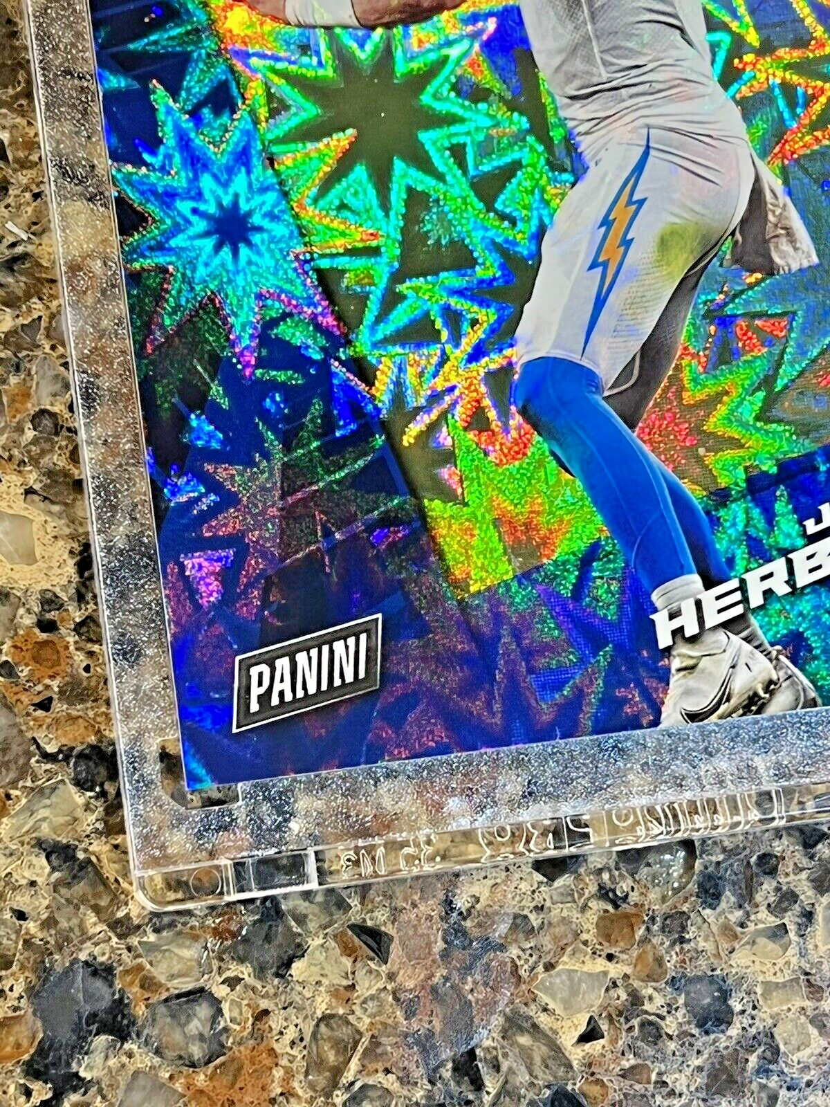 Justin Herbert 2021 Panini Player of the Day KABOOM #47/99 Super Rare SSP