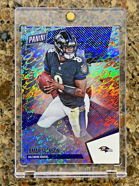 Lamar Jackson 2021 Panini The National DISKETTES #06/25 Ravens Super Rare SSP