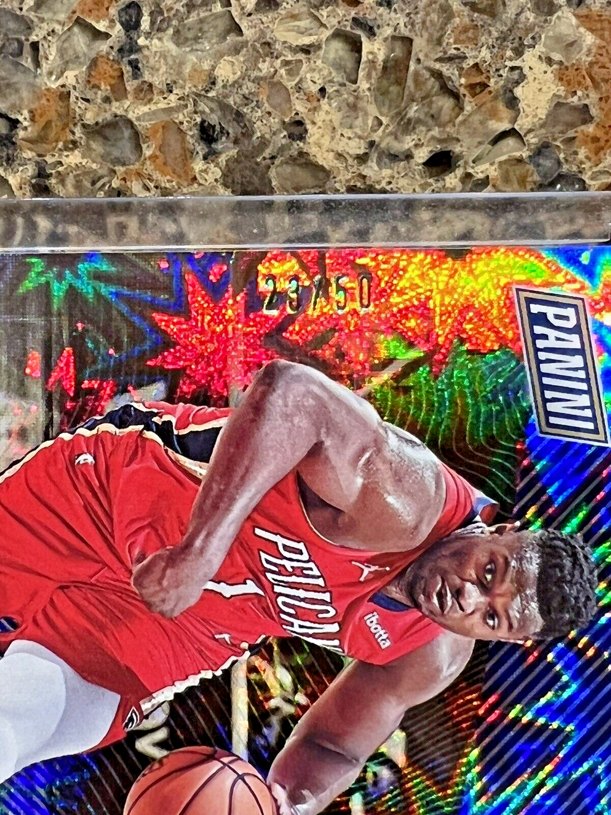 Zion Williamson 2021 Panini NBA THE NATIONAL 23/50 KABOOM Explosion GEM MINT SSP