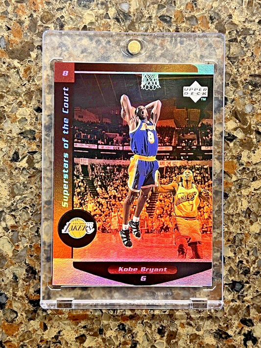 Kobe Bryant 1997-98 Upper Deck Superstars of the Court Refractor Lakers HOF