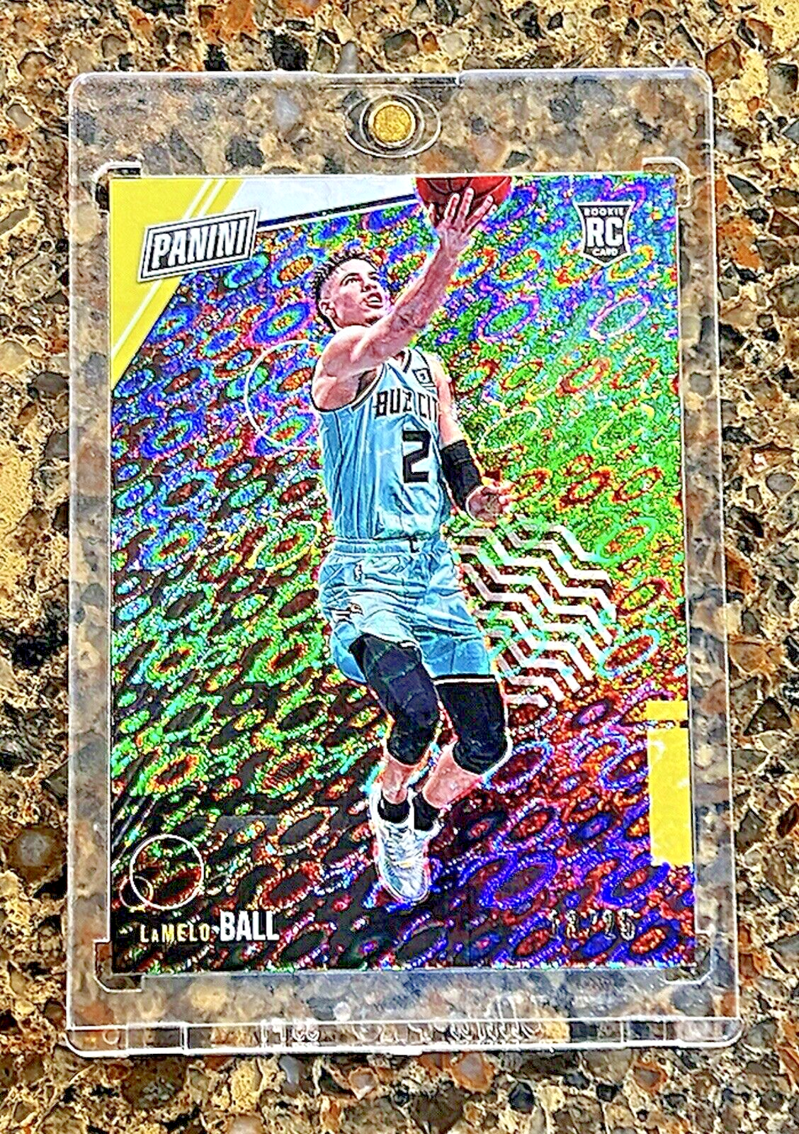 LaMelo Ball RC 2021 Panini The National Rookies Diskettes #13/25 Super Rare SSP