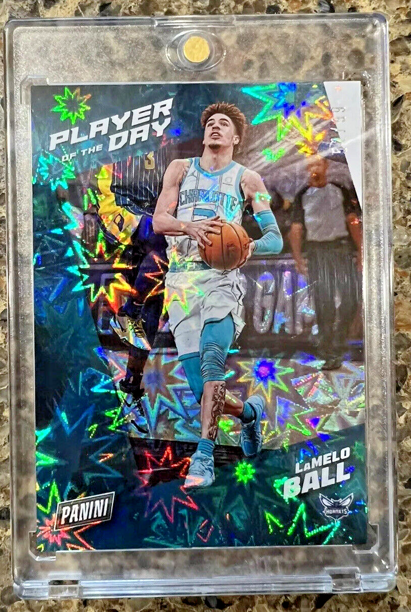 LaMelo Ball 2021 Panini Player of the Day KABOOM #52/99 Hornets Super Rare SSP