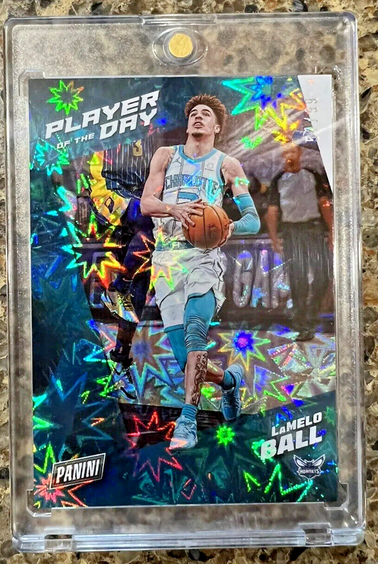 LaMelo Ball 2021 Panini Player of the Day KABOOM #52/99 Hornets Super Rare SSP