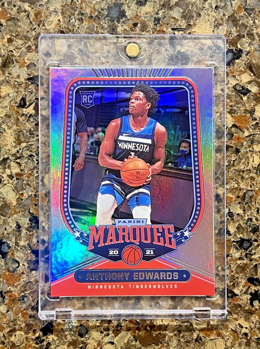 Anthony Edwards RC 2020-21 Panini Chronicles MARQUEE Refractor Rookie Card (RC)