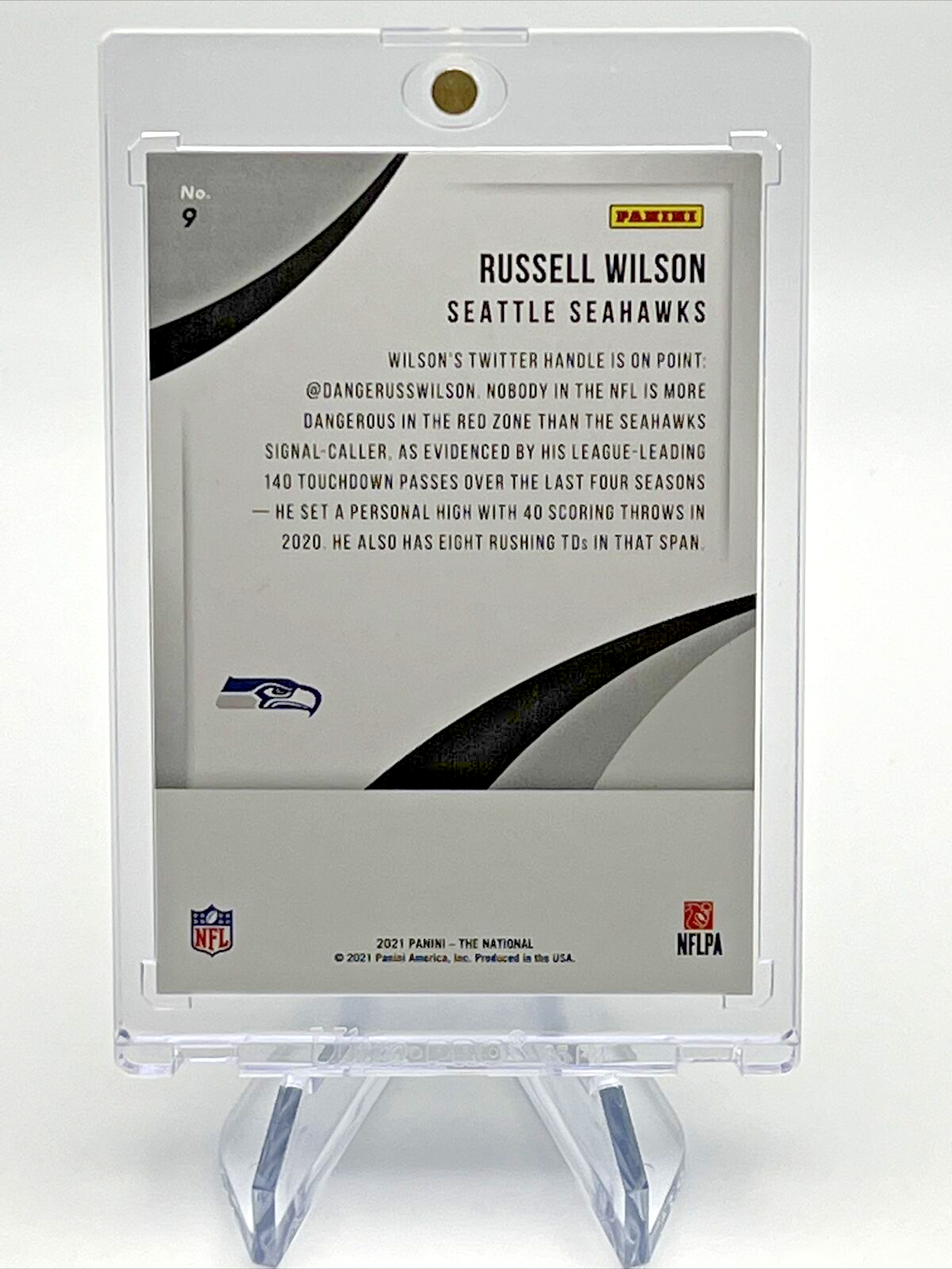 🌟 Russell Wilson 2021 Panini The National Diskettes #08/25 🌟 SUPER RARE 🚀🚀🚀