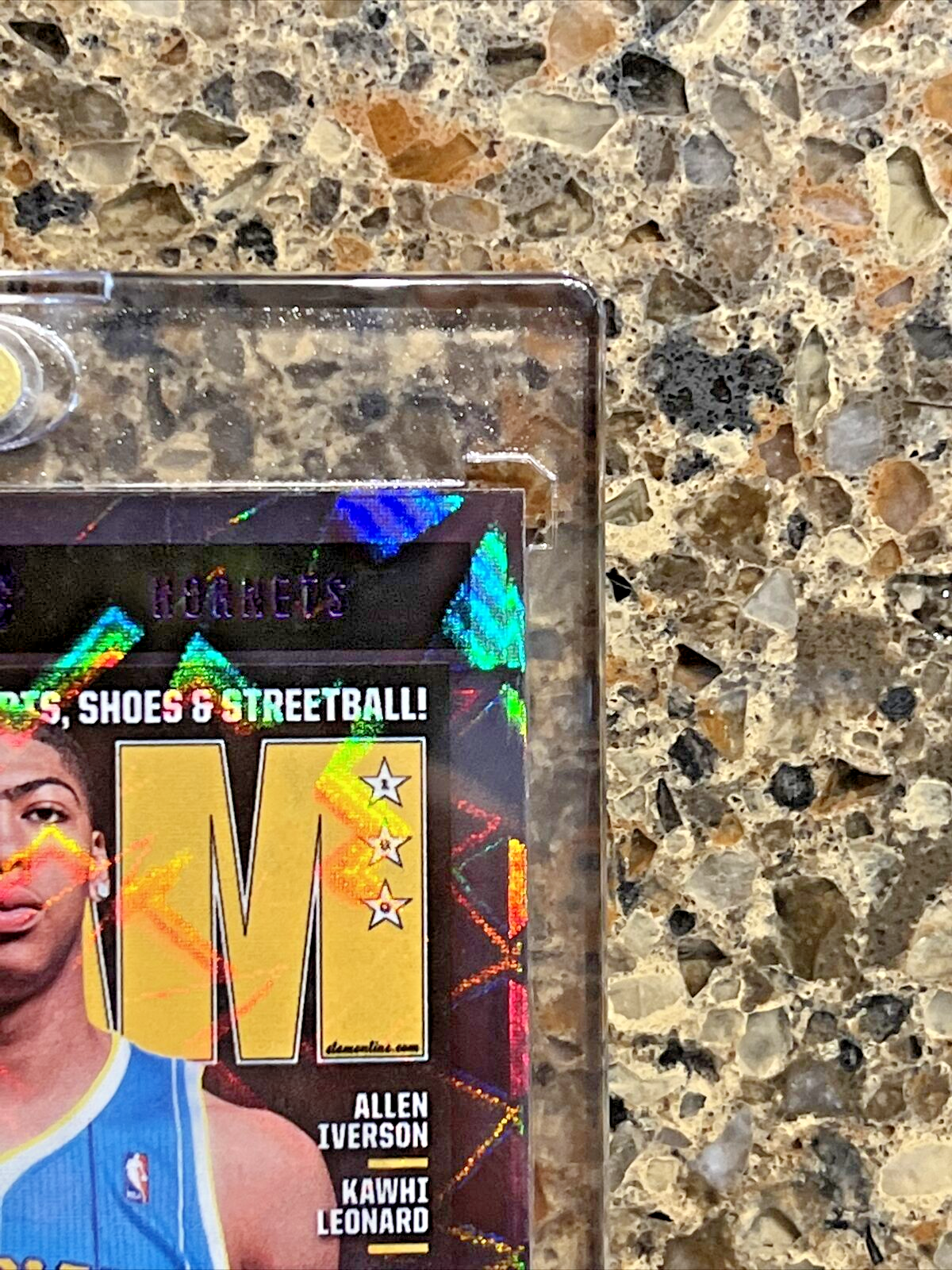 Anthony Davis 2020-21 Panini NBA Hoops SLAM PURPLE EXPLOSION KABOOM Gem Mint SSP