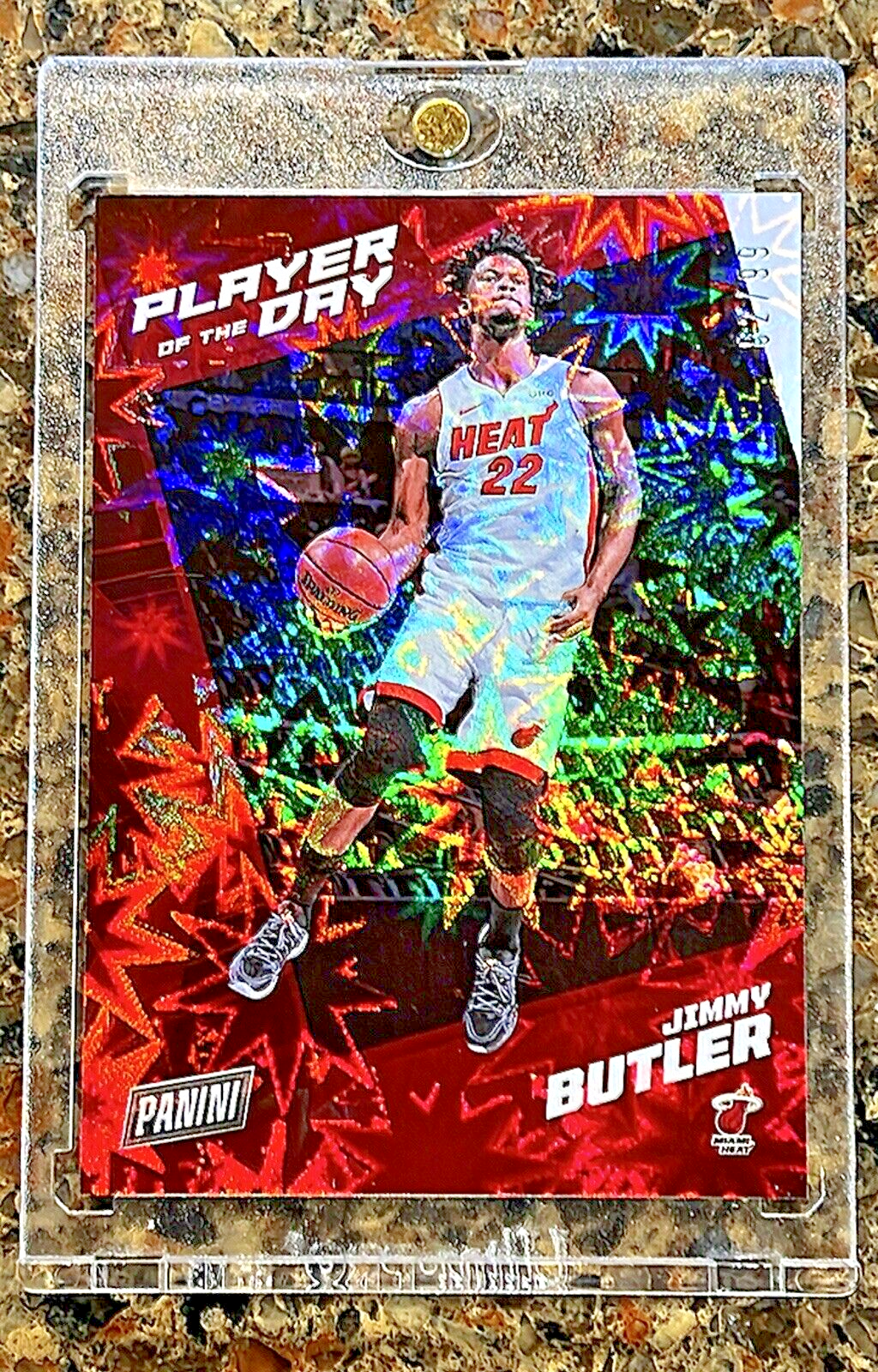 Jimmy Butler 2021 Panini NBA Player of the Day KABOOM 82/99 Rare Gem Mint SSP