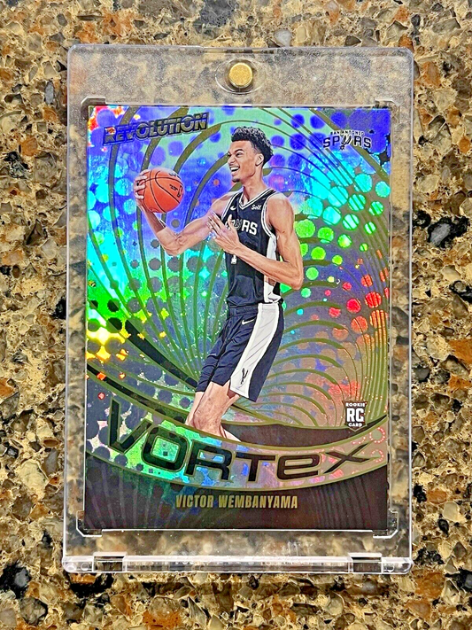 Victor Wembanyama RC 2023-24 Panini Revolution VORTEX Refractor Gem Mint Rookie