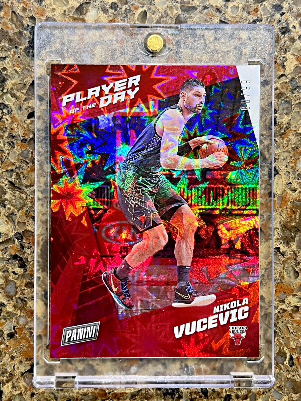 Nikola Vucevic 2021 Panini NBA Player of the Day KABOOM 80/99 Rare Gem Mint SSP