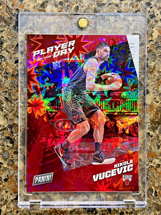 Nikola Vucevic 2021 Panini NBA Player of the Day KABOOM 80/99 Rare Gem Mint SSP