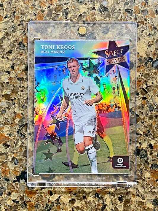 Toni Kroos 2022-23 Panini Select La Liga Soccer Select Stars Refractor Gem Mint