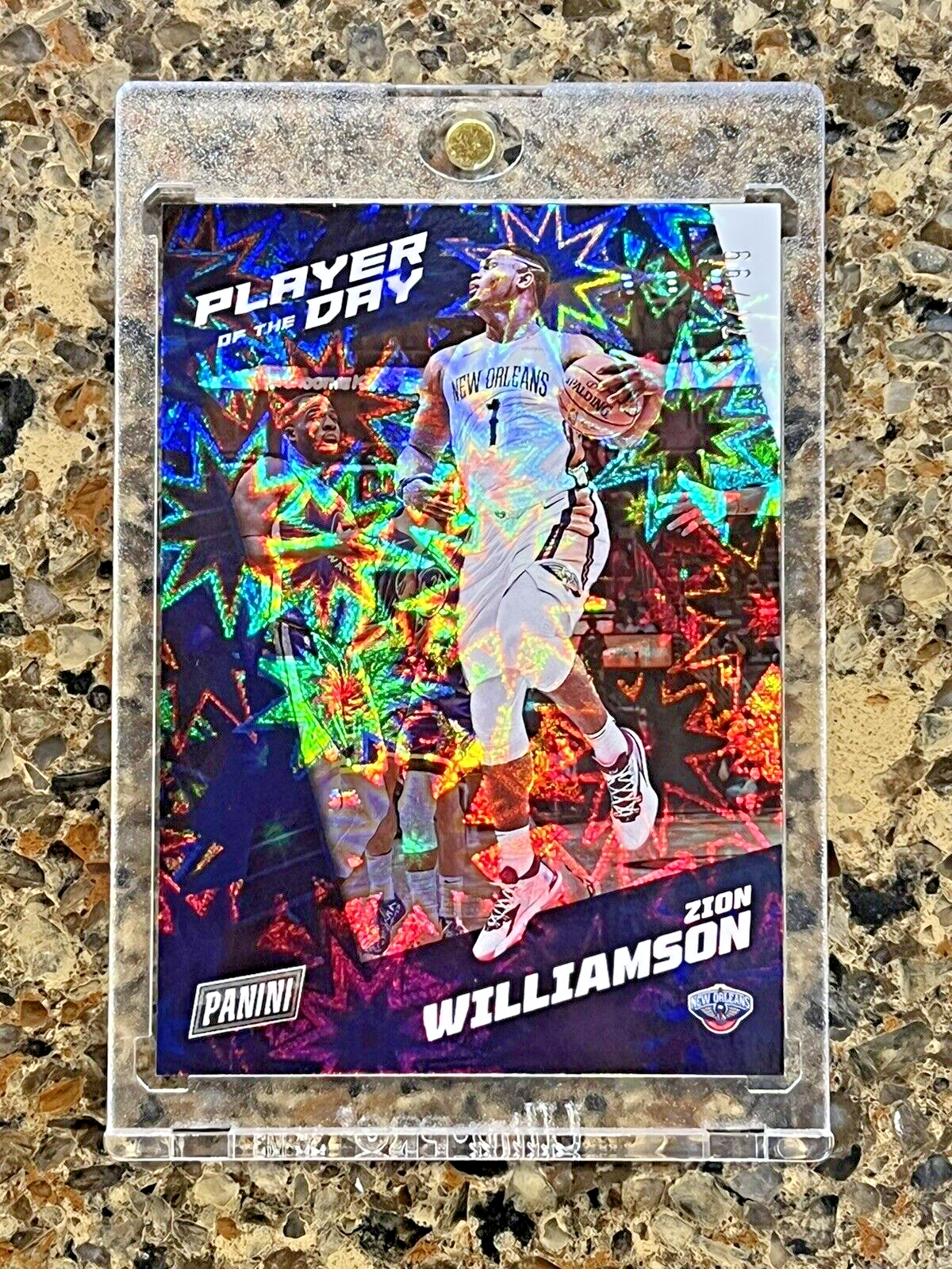 Zion Williamson 2021-22 Panini Player of the Day KABOOM #77/99 SSP Rare! 🚀🚀🚀