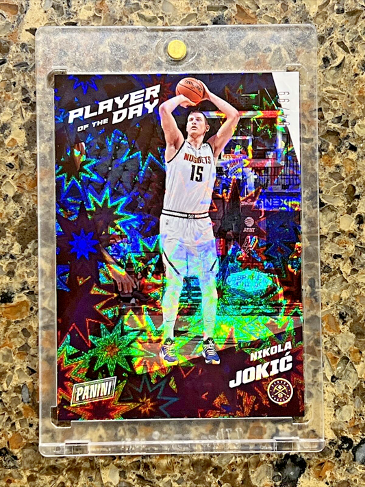 Nikola Jokic 2021-22 Panini Player of the Day KABOOM #54/99 Super Rare SSP 🔥