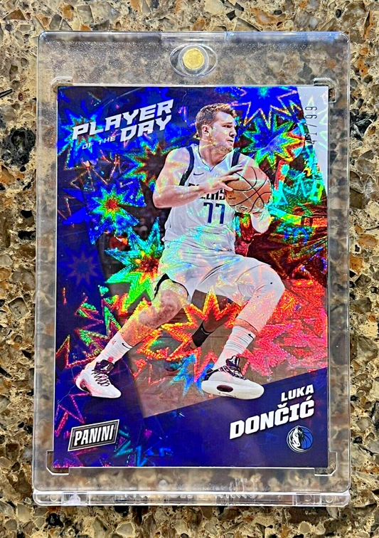 🌟 Luka Doncic 2021 Panini POTD KABOOM #41/99 Super Rare Redemption SSP