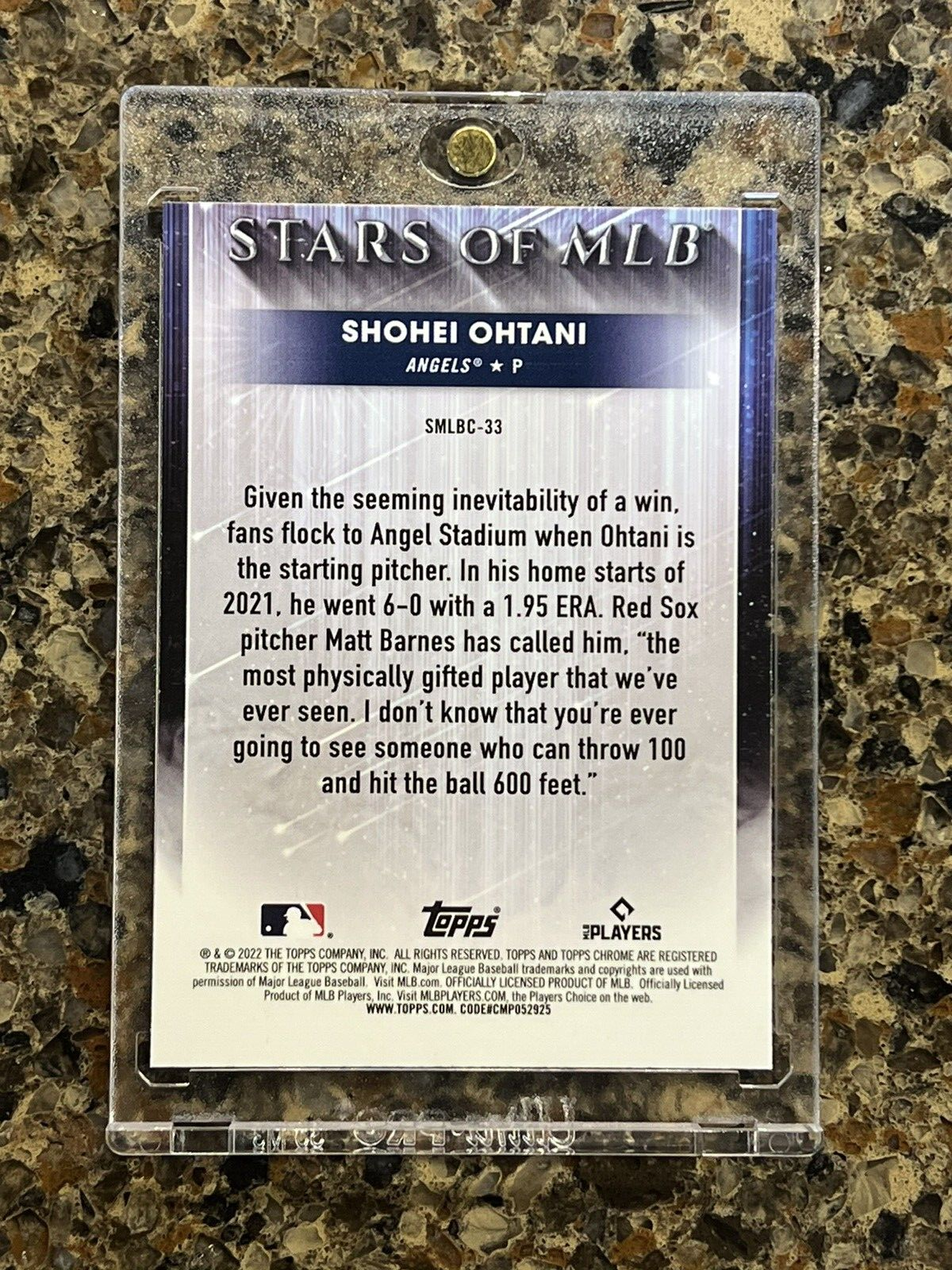 Shohei Ohtani 2022 Topps Chrome Stars of MLB Refractor HOLO Insert - (HOT ITEM)