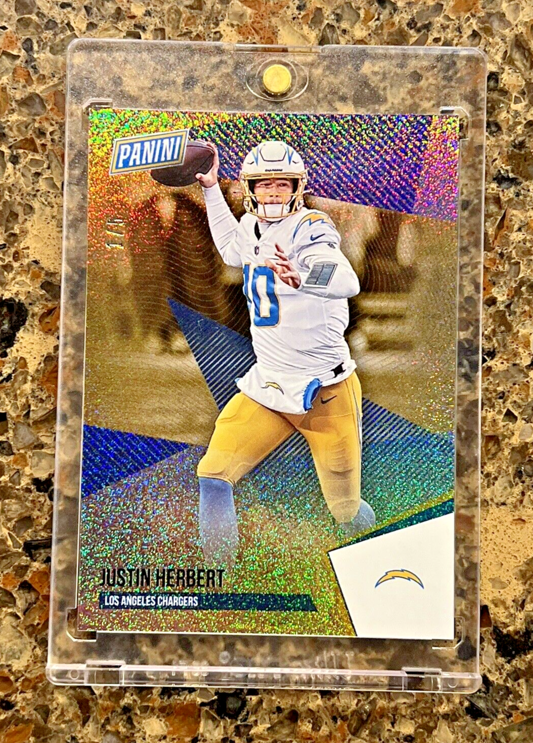 Justin Herbert 2021 Panini The National Stardust #1/5 Limited Edition Rare SSP