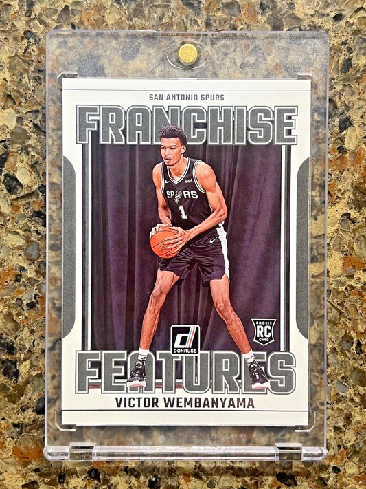 Victor Wembanyama RC 2023-24 Panini Donruss Basketball Franchise Features Rookie