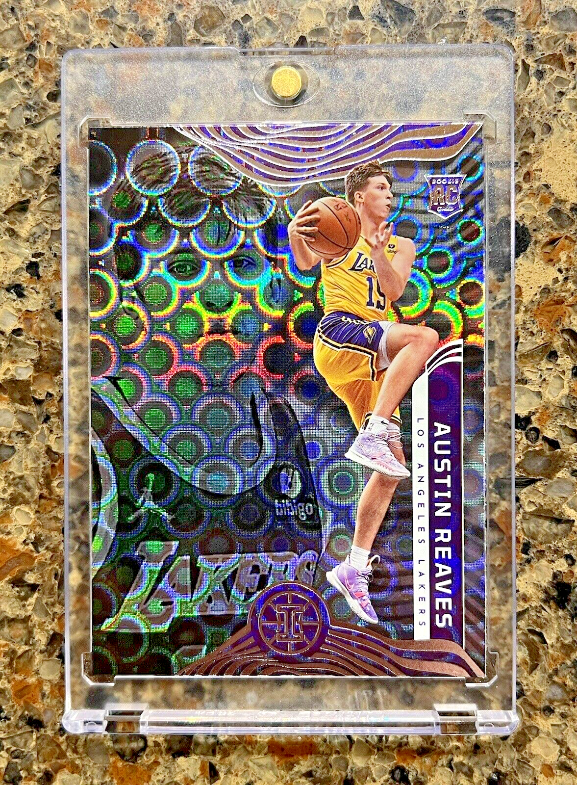 Austin Reaves RC 2021 Panini Illusions Basketball SCOPE Refractor SP Gem Mint RC