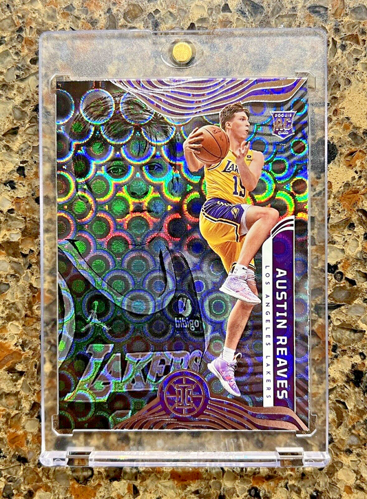 Austin Reaves RC 2021 Panini Illusions Basketball SCOPE Refractor SP Gem Mint RC