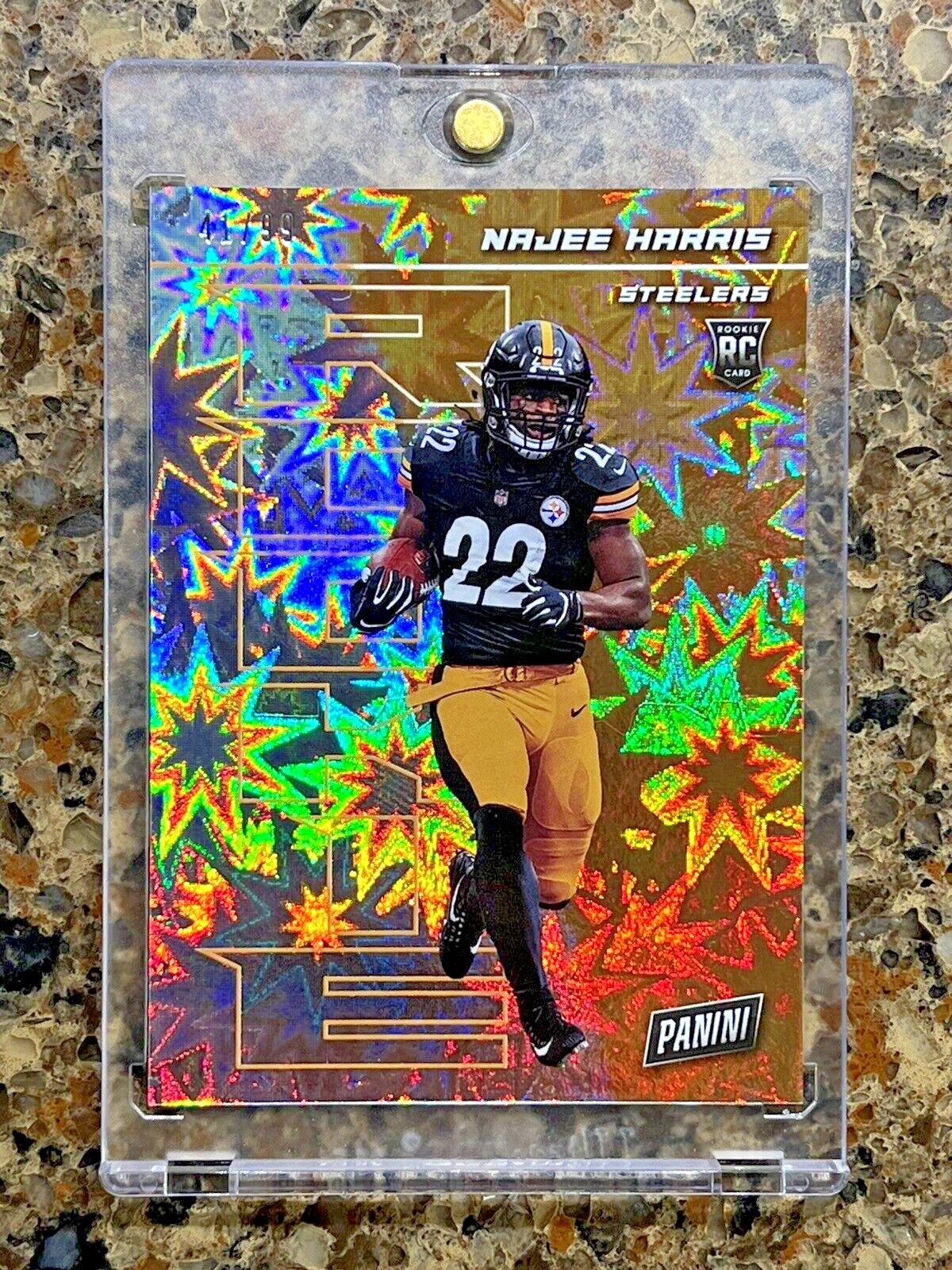 Najee Harris RC 2021 Panini Player of the Day KABOOM 41/99 Gem Mint SSP ROOKIE