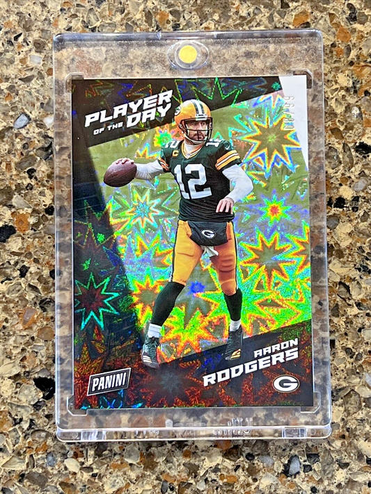 Aaron Rodgers - 2021 Panini Player of the Day KABOOM - #08/99 - Ready To Grade